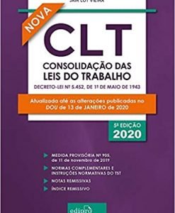 Nova CLT Consolidação das Leis do Trabalho